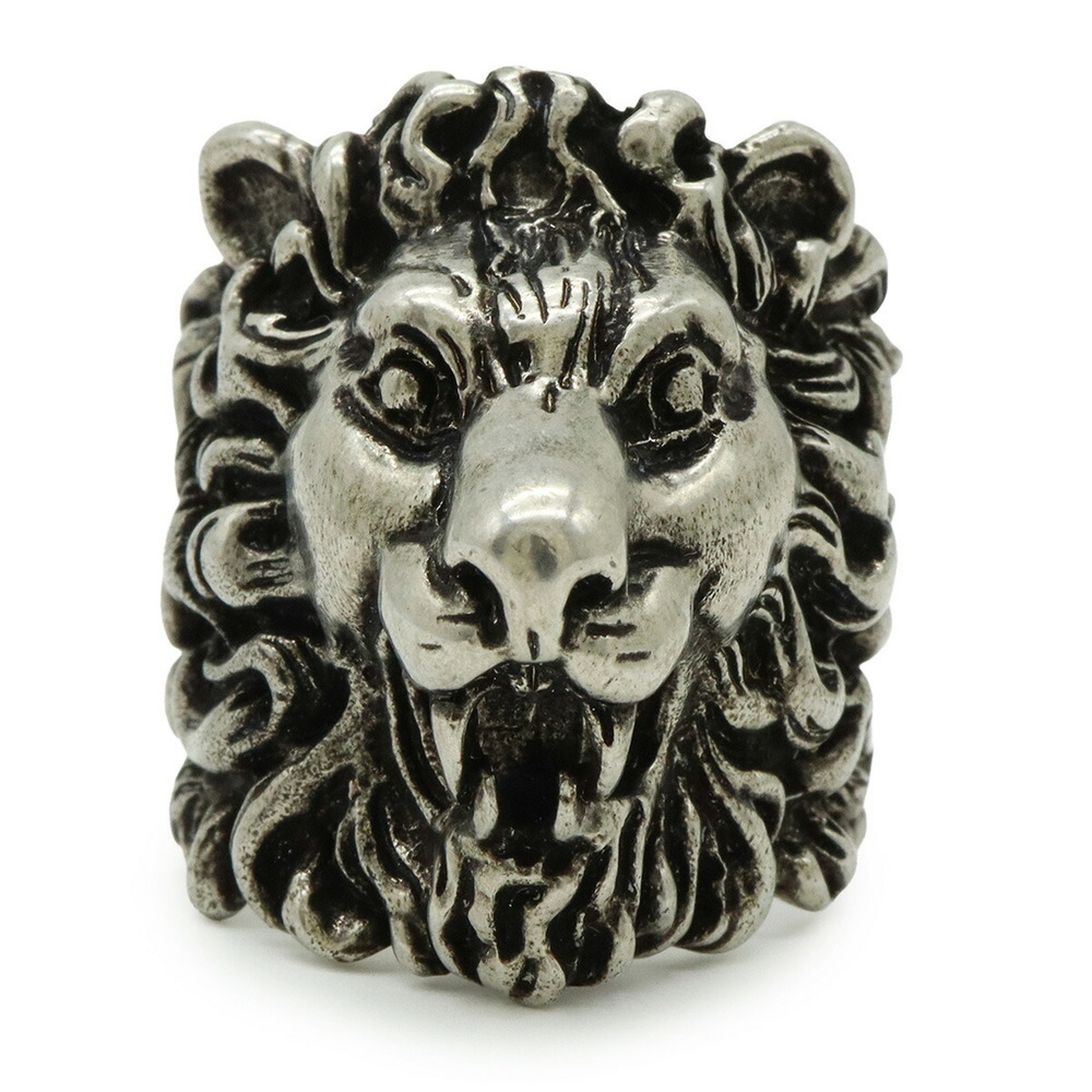 GUCCI Lion Head Ring by Alessandro Michele, Metal Silver #19, Japanese size a... - Picture 4 of 8